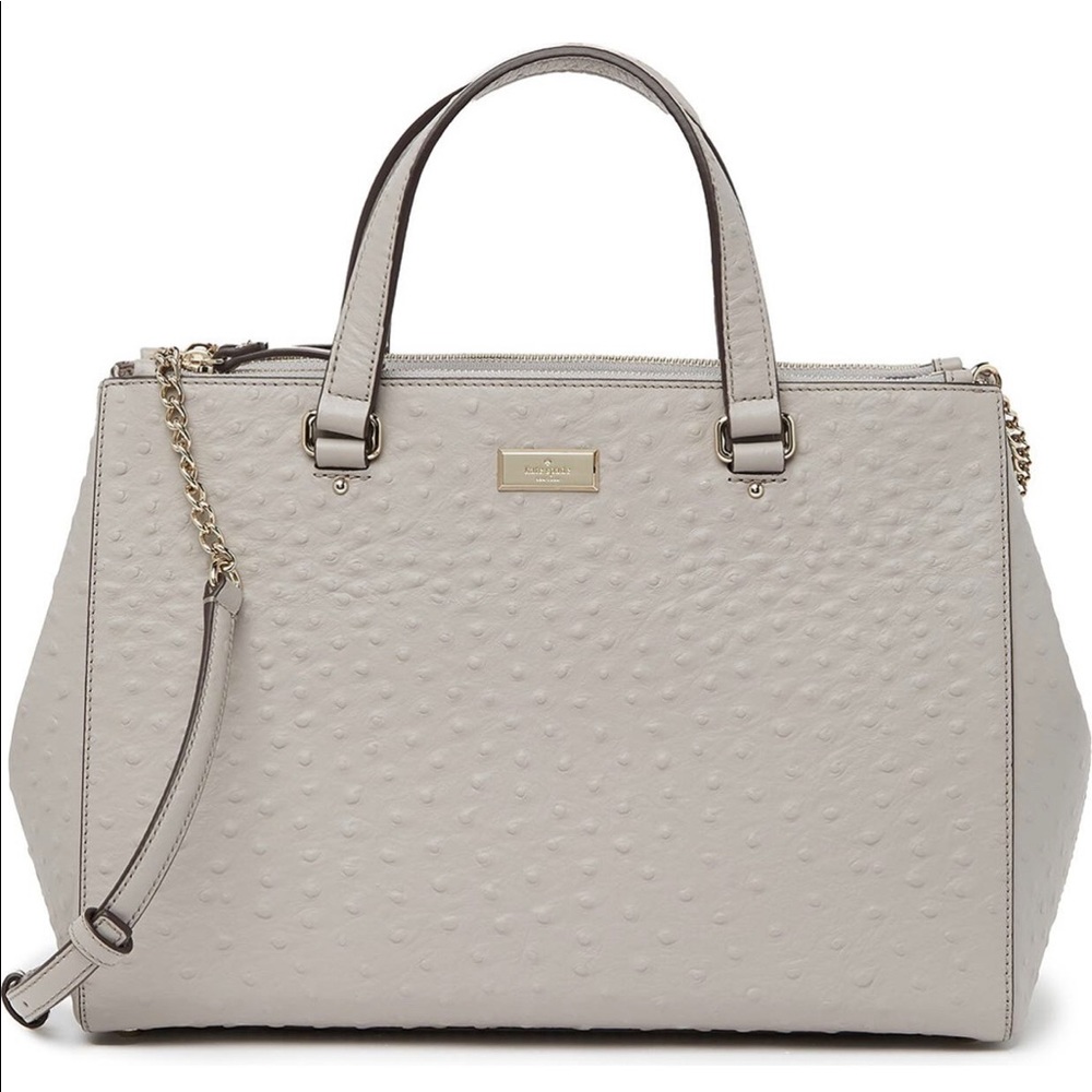 NWOT Kate spade Loden Bristol drive ostrich satchel